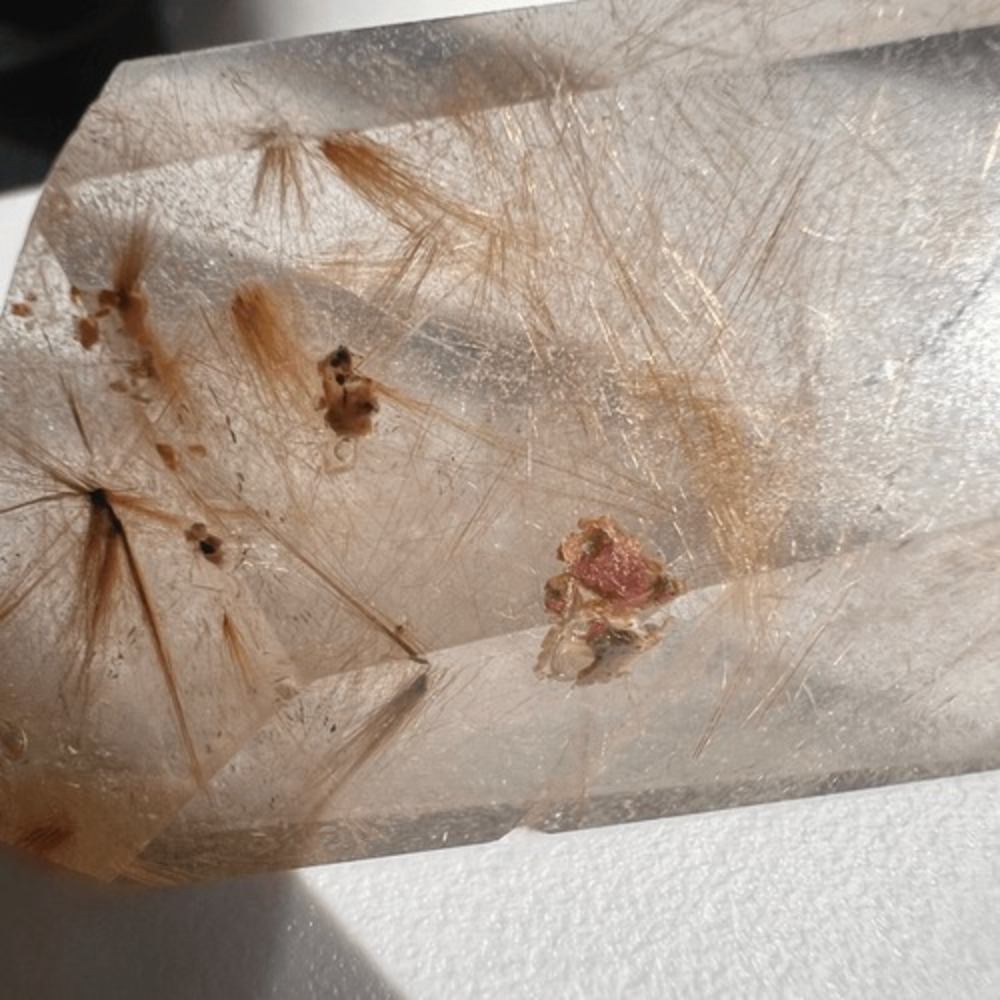 Golden Rutilated Quartz Crystal Freeform - Picture 15 of 16